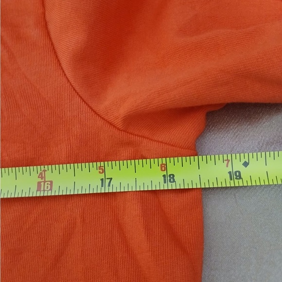 J.Crew Orange Women's Top with Back Tie Detail - Picture 3 of 14